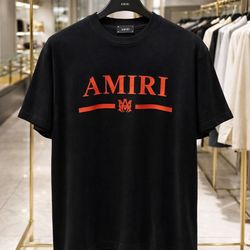 Black and Red Amiri T-shirt🔥