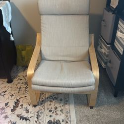 IKEA Poang Chair With Extra Cushion