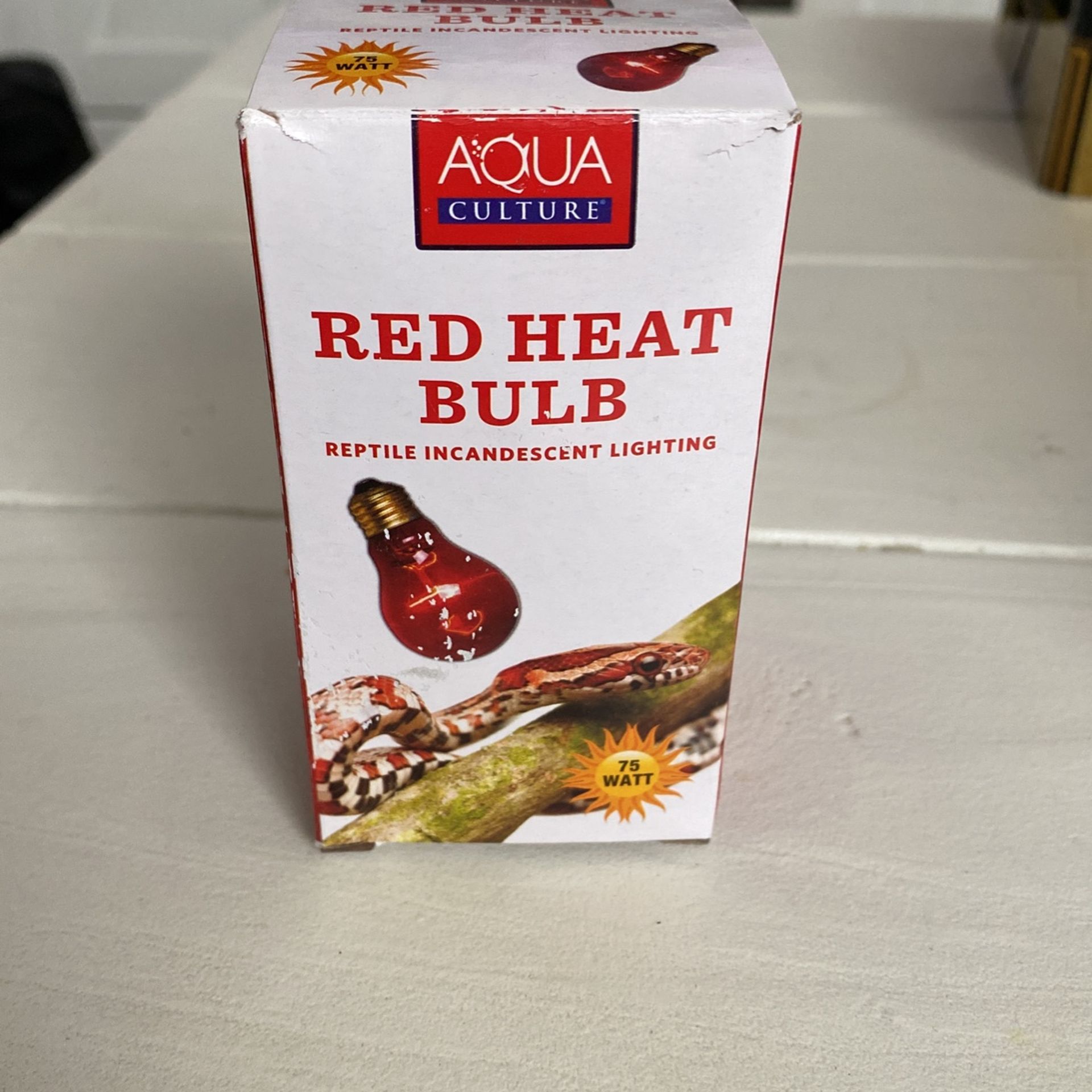 Red Heat Bulb