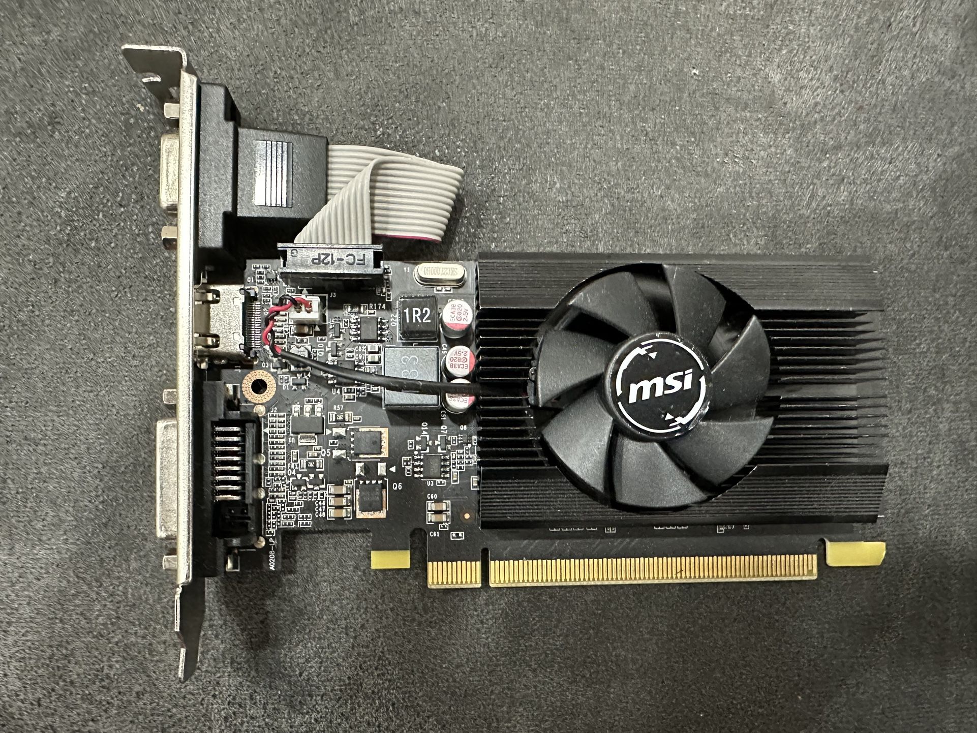MSI GeForce GT 710 2GB GDDR3 Graphics Card (GT 710 2GD3 LP)