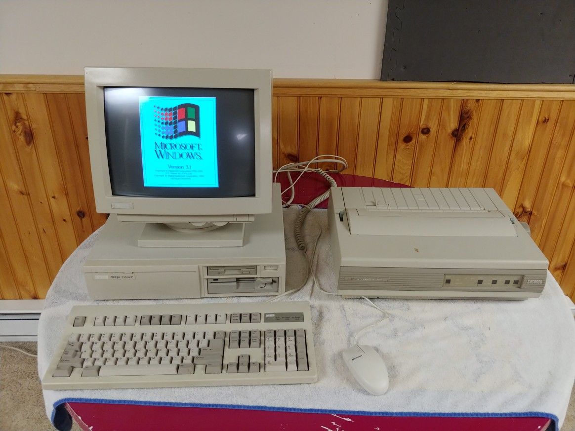DECpc 333sxLP DOS/Windows Computer