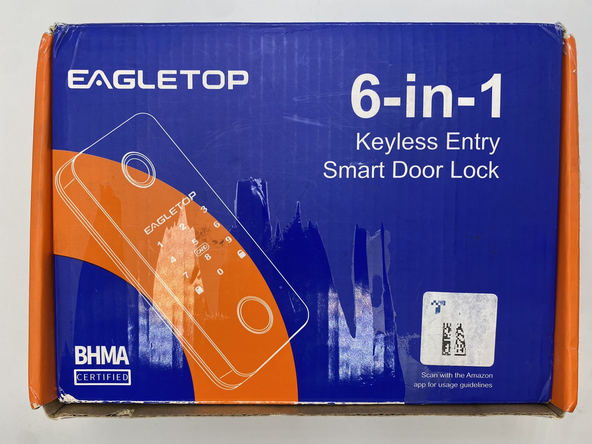 Smart Lock Eagletop 6 in 1 Keyless Entry Door Lock for Front Door Electronic New