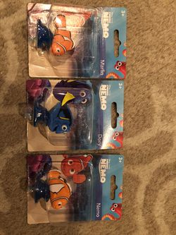 Finding Nemo figures.