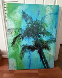 Palm Tree Canvas Painting