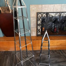 Iron Art Decor Shelving Units