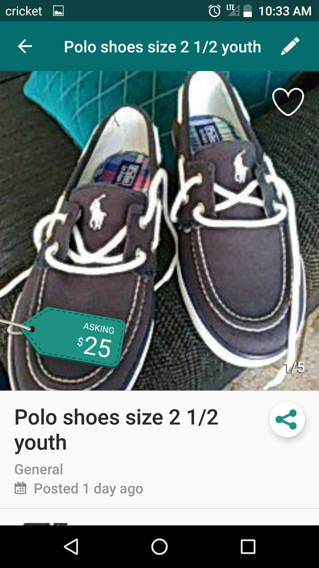 Youth polo shoes