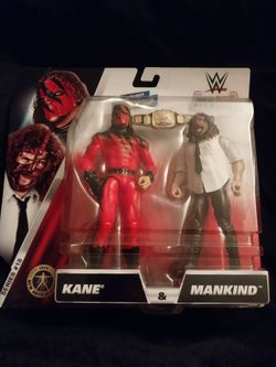 WWF Kane & Mankind figures New
