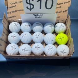 15 Wilson  Staff Model Golf Balls