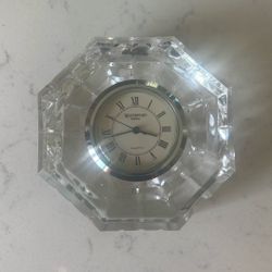 Waterford vintage crystal clock