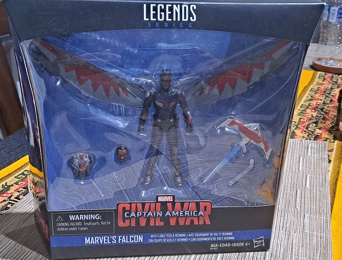 MARVEL LEGENDS FALCON CAPTAIN AMERICA CIVIL WAR 