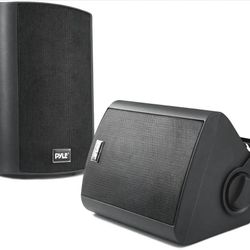 Pyle Audio Wall Mount 6.5 Inch Waterproof Bluetooth Indoor and Outdoor Speaker System