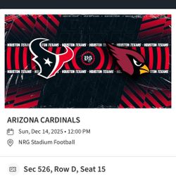 Texans V Cardinals