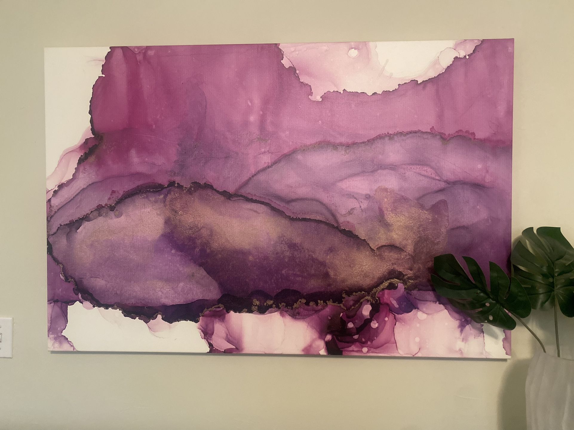 " Violet " by Chris Paschke Painting Print