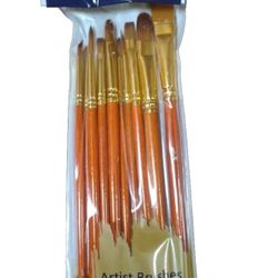 Artist Brushes- Value Pack- 10 piece
