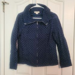 Diamond Patterned Jacket By Coldwater Creek 
