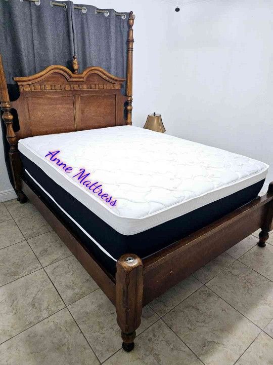 NEW QUEEN PILLOW TOP MATTRESS AND BOX SPRING