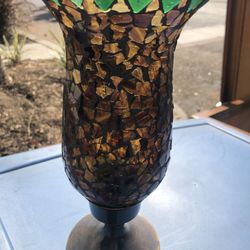 BEAUTIFUL CANDLE VASES (pair)