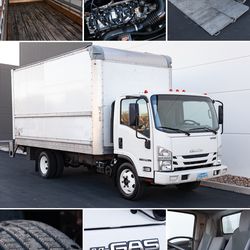 2017 Isuzu NPR- HD GAS 16’ Box Truck - LIFT GATE - Penske Maintained.