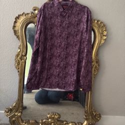 Men’s XL Paisley Purple Shirt 