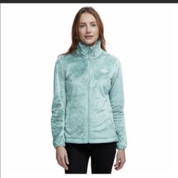 THE NORTH FACE Girls Aqua Green / Blue Fleece Zip Up Jacket Size M 10/12 Sherpa. Condition is "Pre-owned". See pictures ask questions and make an offe