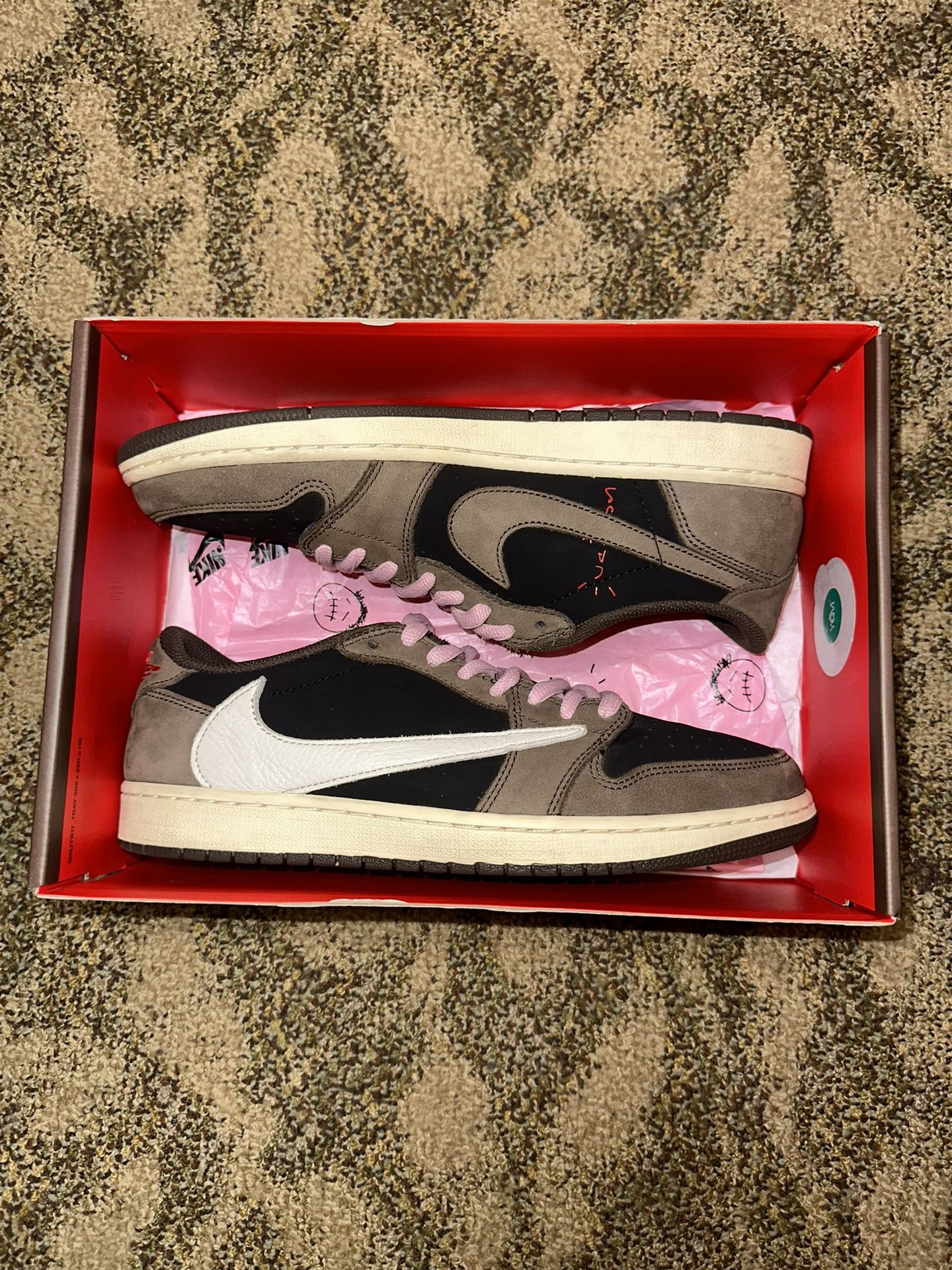 Jordan 1 Low OG Travis Scott Size 10.5