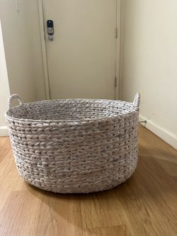 White Wicker Basket