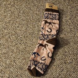 The Bare Feet Originals Pink Brown Horse Size Large