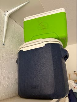 Two small coolers