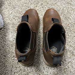 GEORGIA BOOT AMP LT WEDGE WATERPROOF CHELSEA WORK BOOT Size 10M