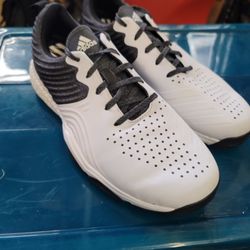 Adidas Adipower Boost Men's Sz 11 Golf Shoe White/grey Pre-owned