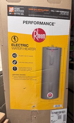 Rheem Performance 40-Gallon Electric Water Heater