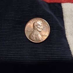 №075 Lincoln Penny (1980>"No  M/M, 90% Mint Uncirculi