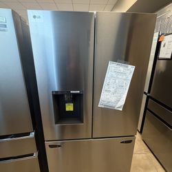 LG 36" 23.7 Cu. Ft. PrintProof™ Stainless Steel Counter Depth MAX™ with Zero Clearance™ French Door Refrigerator