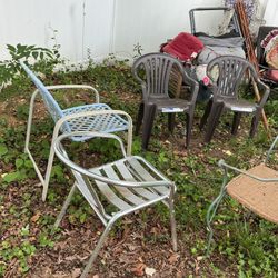 About 10  Outside Patio Chairs For A Bargains  $30