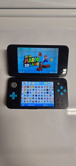 New 2DS XL, 200+ Games, Stylus, Charger, Pokemon Bank