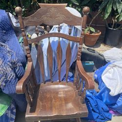 Beautiful Wood Rocking Chair 