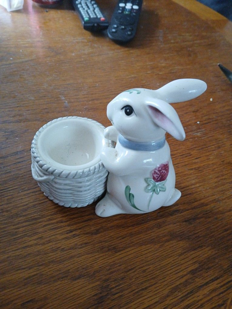 Lenox Bunny Candle Holder