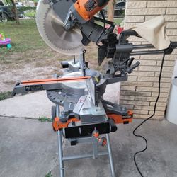 12in Rigid Miter Saw W/ Stand