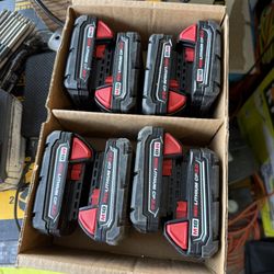 Milwaukee M18 18-Volt 2.0 Ah Lithium-Ion Compact Battery ($30 each)