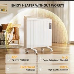 Brand NEW CONVECTION ELECTRIC WALL PANEL Heater 800 W DIGITAL DISPLAY W REMOTE BNIB NEVER USED 