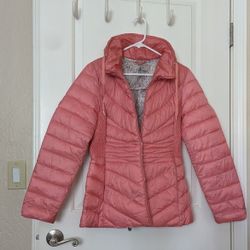 Women's Pink Quilted Jacket