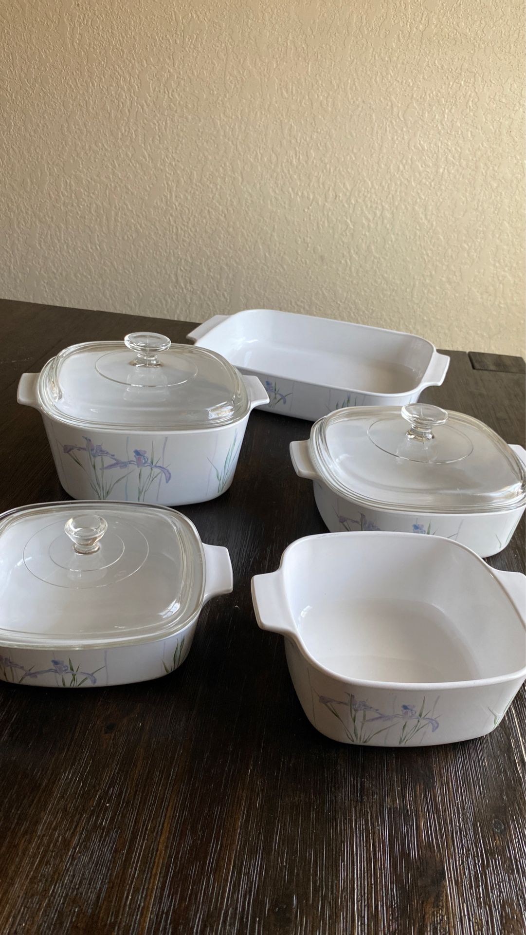 Corningware Casserole Set 8 Pcs