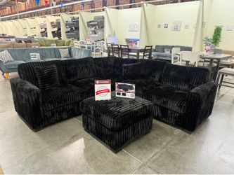 Black sectional