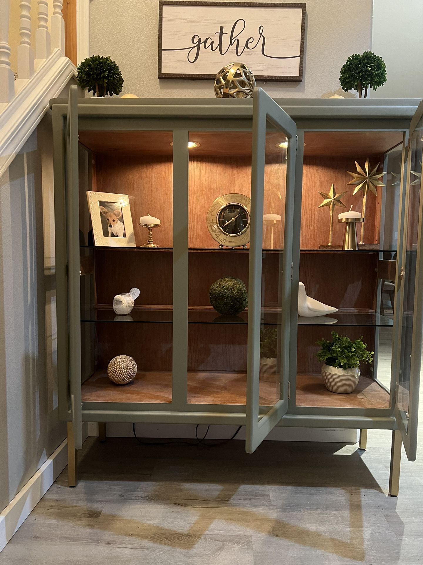Liquor Display, Curio Cabinet / Entrance Display