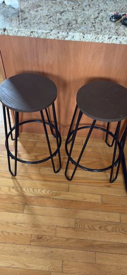 Two Bar Stools 