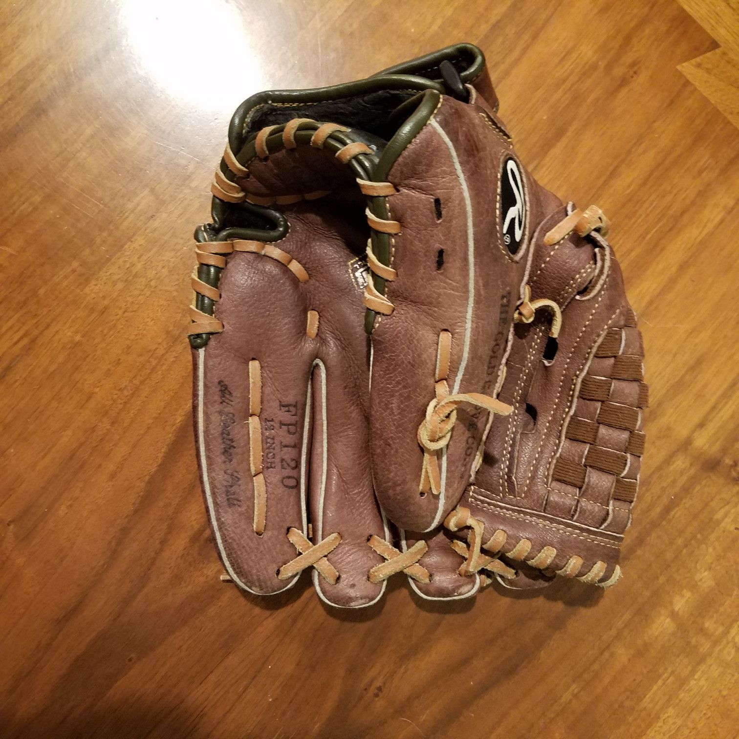 Rawlings Softball Glove FP120 12 Inch All Leather Shell