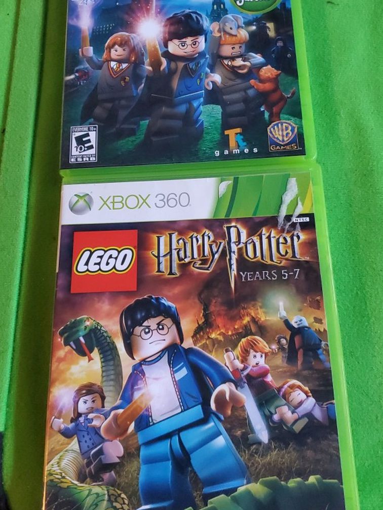 Lot Of 2 Microsoft Xbox 360 Lego HARRY POTTER YEARS 1-4 & 5-7 Not Sold Separately All For $20