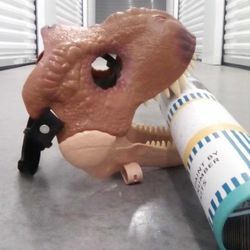 Movable Dinasour Mask Halloween Costume Adjustable Fit