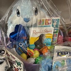 Easter bunny gift basket