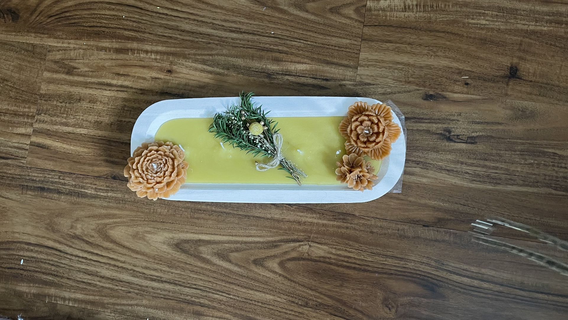 Dough Bowl Beeswax Candles